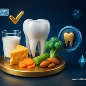 Best Foods to Eat for Stronger Teeth by Atria-city dental group
