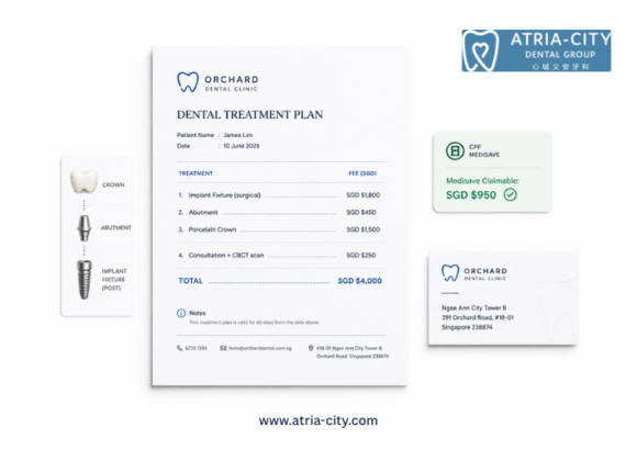 dental implants cost Singapore_Atria-city